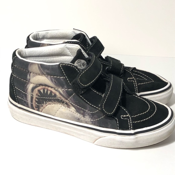 velcro high top vans